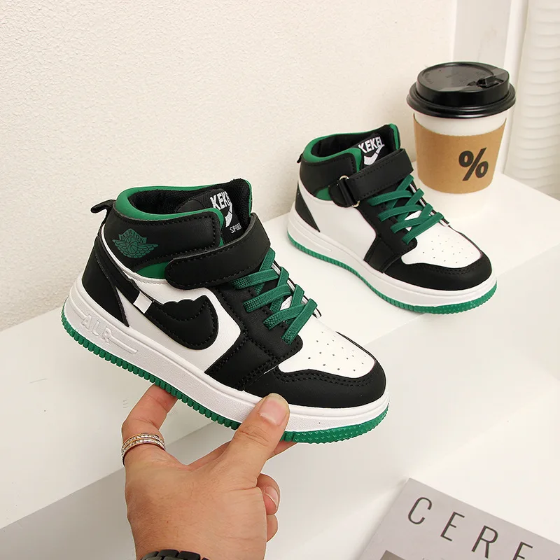 Boys and girls  new sneakers breathable non-slip medium and large children sports shoes soft sole spring and autumn shoes