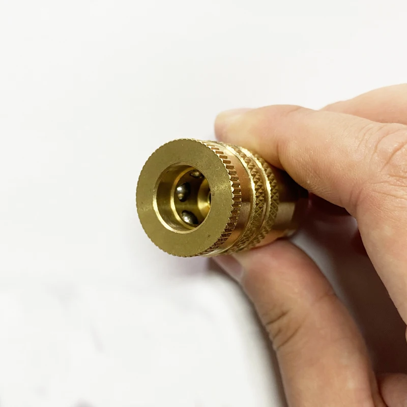 Соединенные Штаты тип 1/4 инч объёмная шариковый замок латунный штуцер для шланга разъем воздушный быстрый разъем Набор