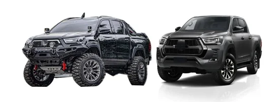 Steel Bumper Truck Custom for Ford Ranger Hilux Navara Dmax pickup truck