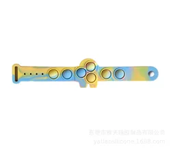2021 new hot  space werewolf killing rat killing pioneer Macarone colors bubble music silicone decompression toy Bracelet