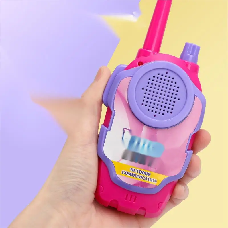 Cartoon Walkie Talkies For Toddlers Kids Pretend Toys Children Outdoor Adventure Walkie Talkie Toy