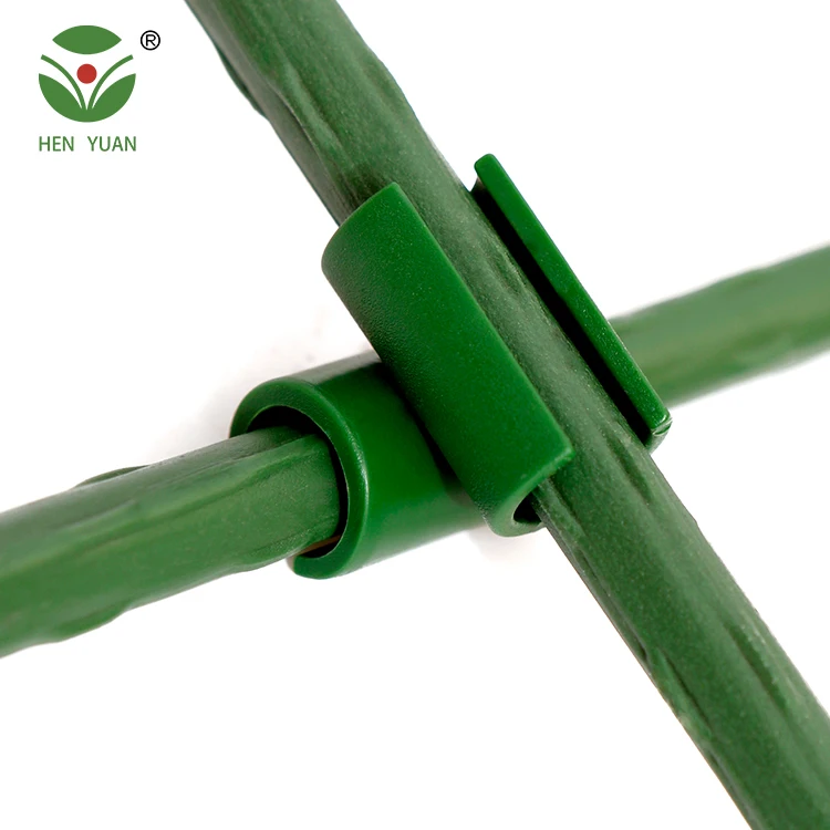 Wholesale Plant Support Stake Connector Clip Garden Trellis Plant Connector Clips Rotatable Rod Connector Bracket for Tomato