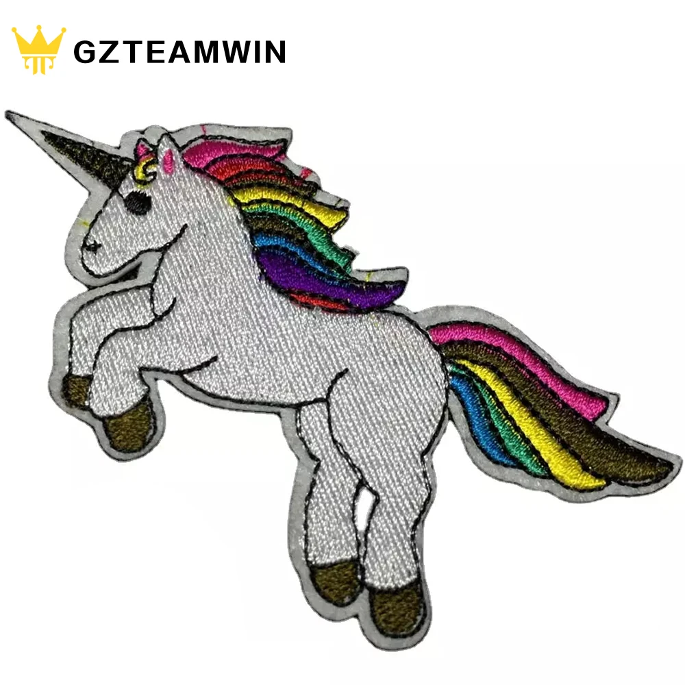 Stickers Wholesale Clothes Pants Badge Cartoon Animal Horse Cloth Stickers Embroidery Patch