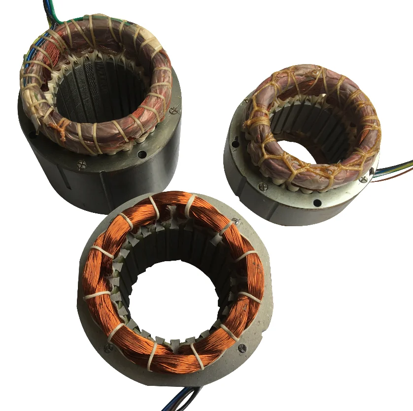 Tubular motor rotor stator