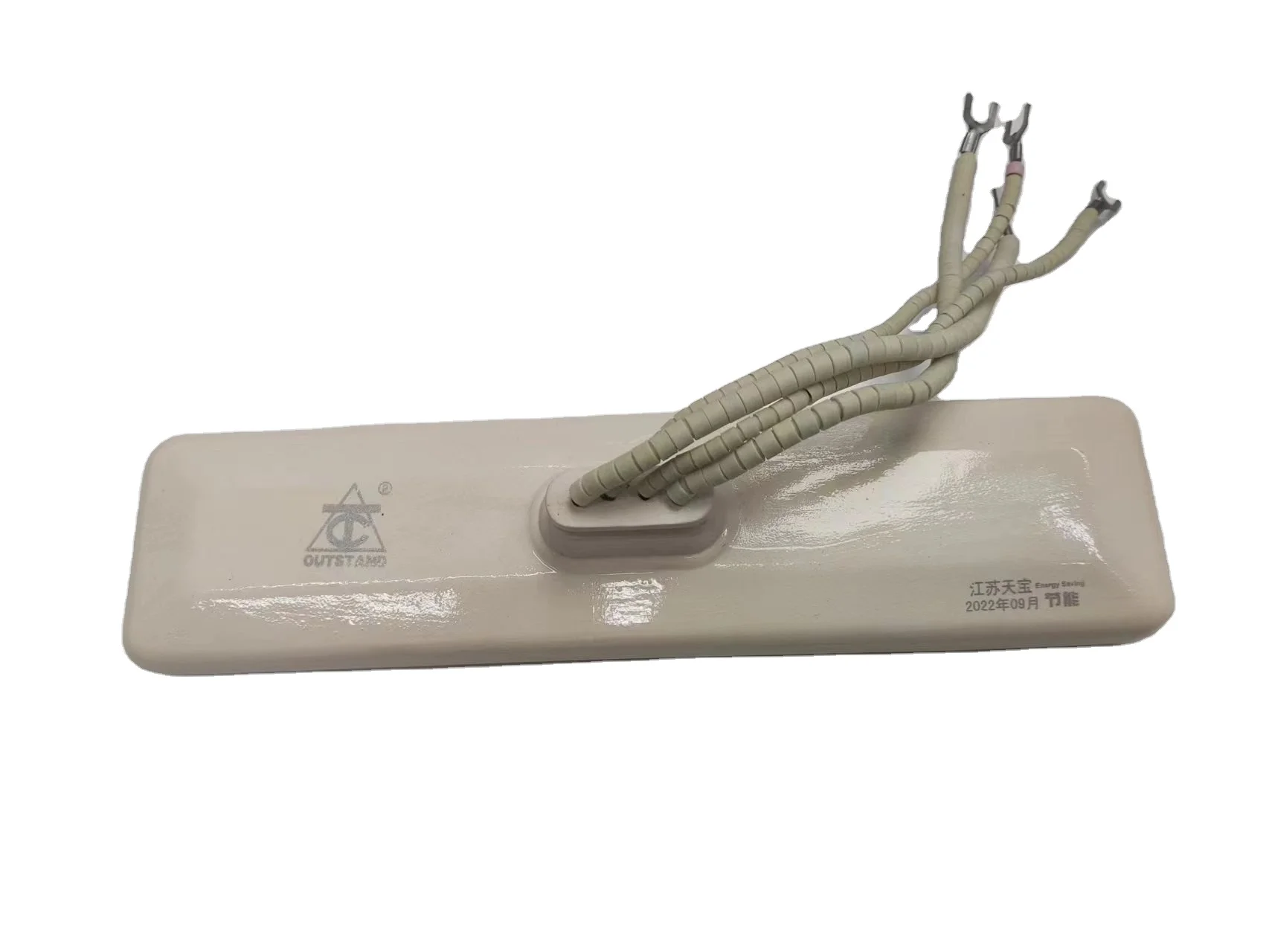 245x60mm Embedded Ceramic Heating Element Infrared Heater Heating Sheet Heating Block with thermocouple