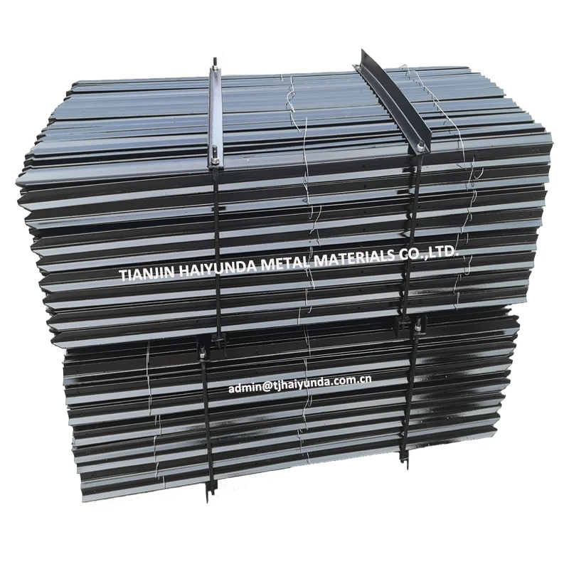 Star Pickets (Y Pickets) with a size of 1.35mtr Black bitumen coated Heavy Duty.