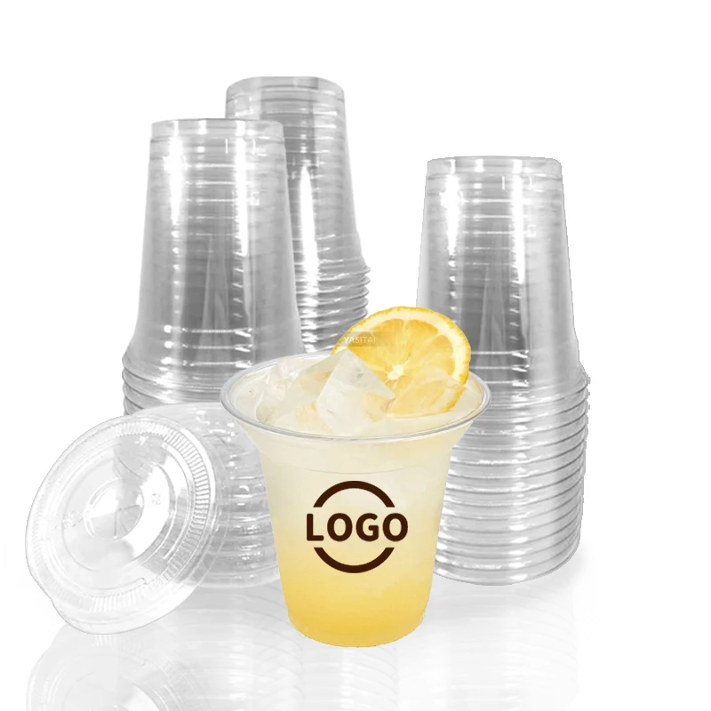 good quality cup PET 7 8 9 10 12 14 16 20 24 30 32 oz all size can be customized logo plastic pet cup
