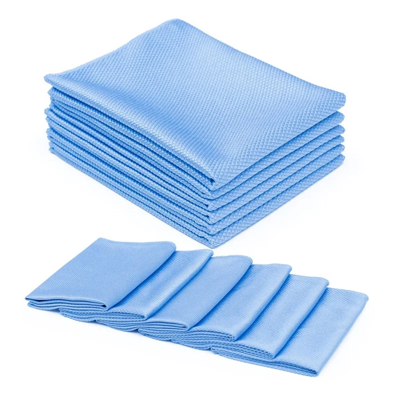 Super Absorbent Durable ultra fine microfiber cloth towel for window and glass mirrors cleaning