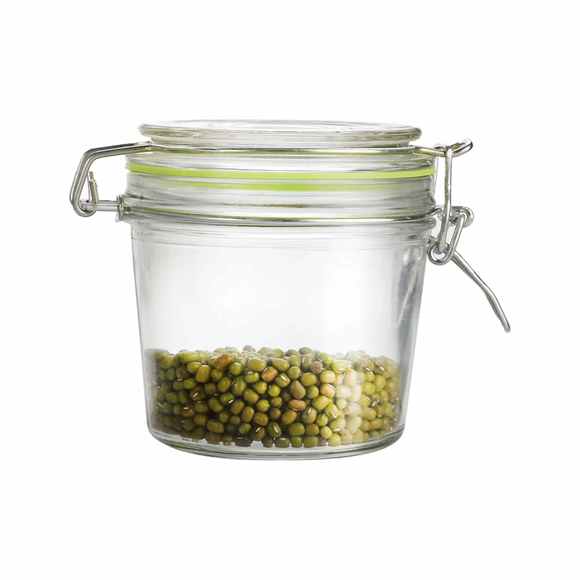 Стеклянные банки с герметичными крышками банка для хранения еды квадратные контейнеры герметичной резиновой