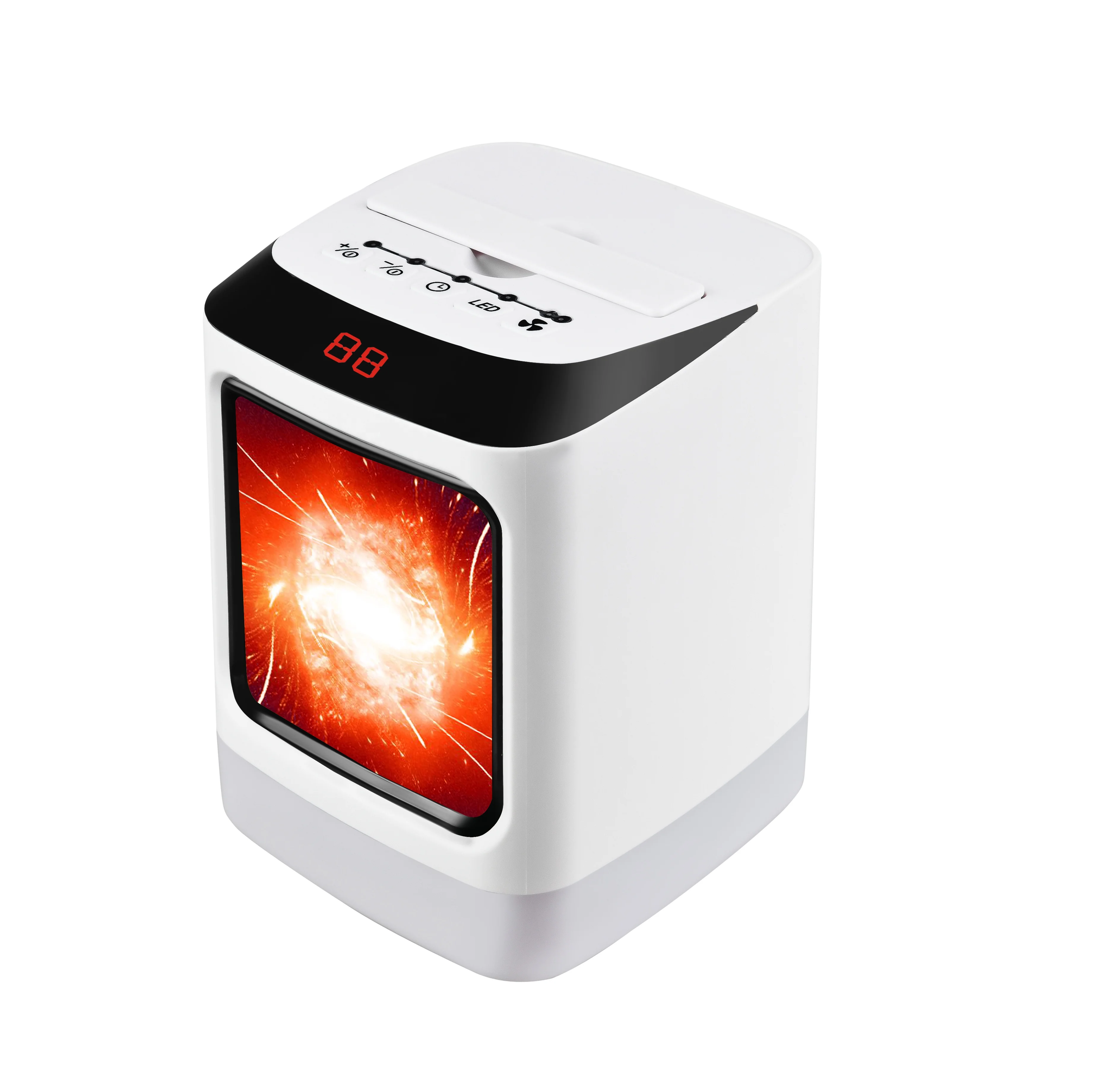 Mini Indoor Home Use Portable Electric Heating Fan with Thermostat