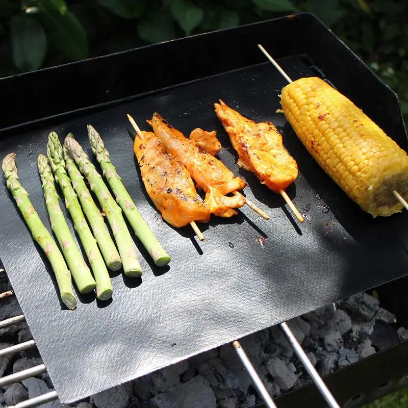 2022 Best Selling PTFE BBQ Grill Mat Cooking Mat Easy To Clean Non-Stick Reusable Oven Liner