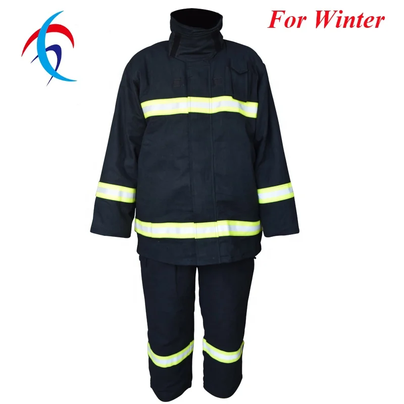 2024 Factory New Design Fire Fighting Clothing Fireman Suit for Fire Rescue Winter Fire Fighting