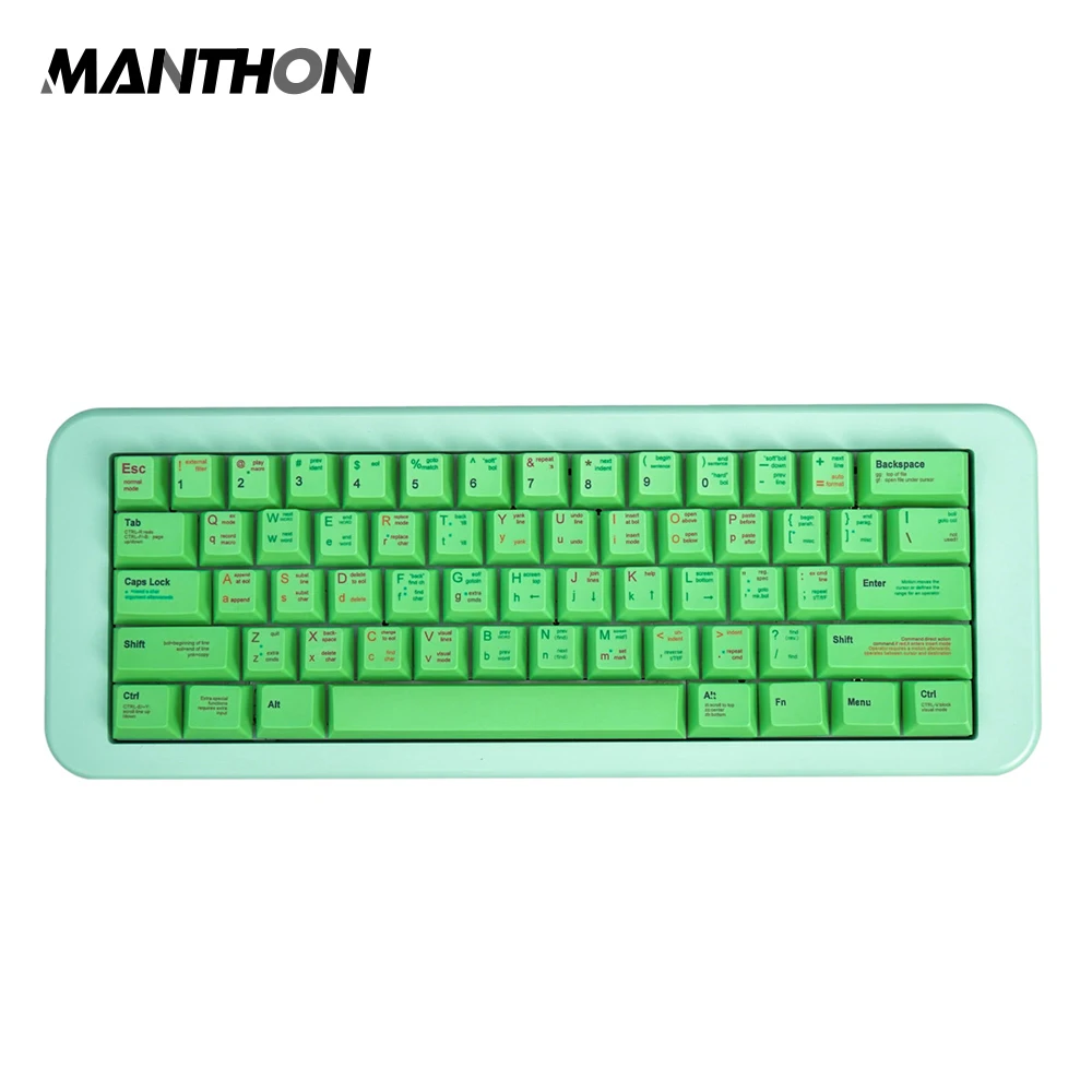 140 Keys Green Programmer Style Keycaps Cherry Profile PBT Keycap For MX Switch Mechanical Keyboard DIY Custom Keycaps