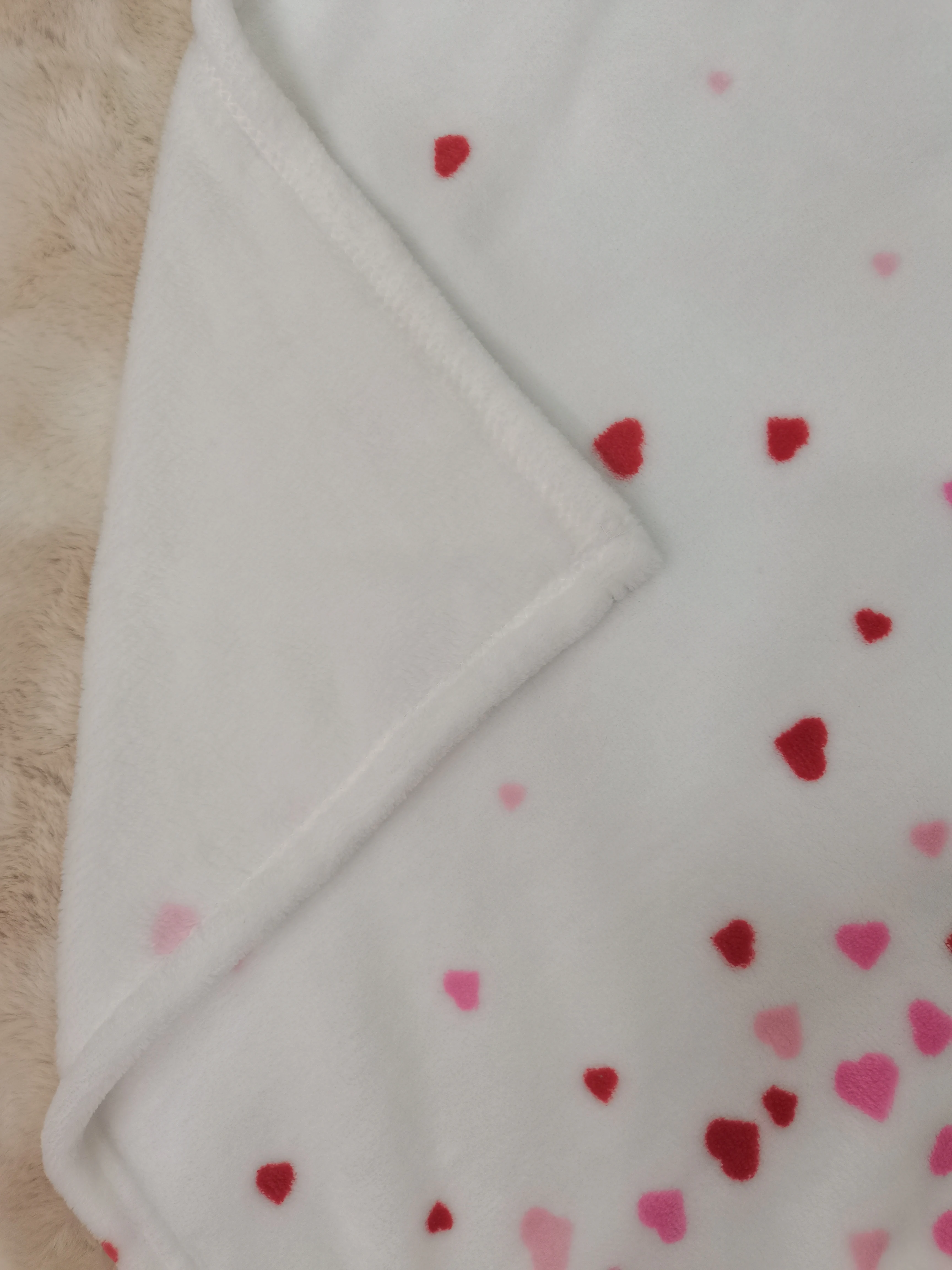 Factory new flannel love printing office bedroom blanket