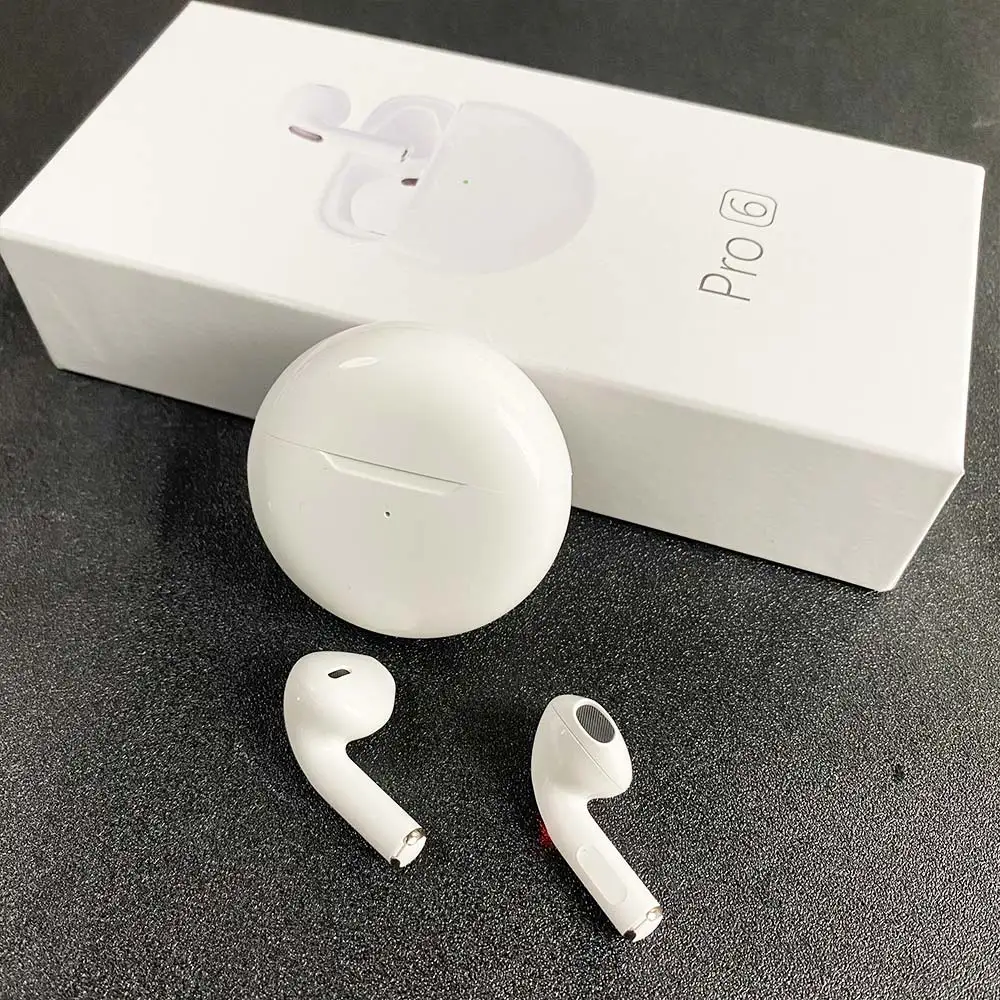 headphones  Pro6 Earphones Wireless BT 5.0 Earphones Tws Earbuds Control Earphone