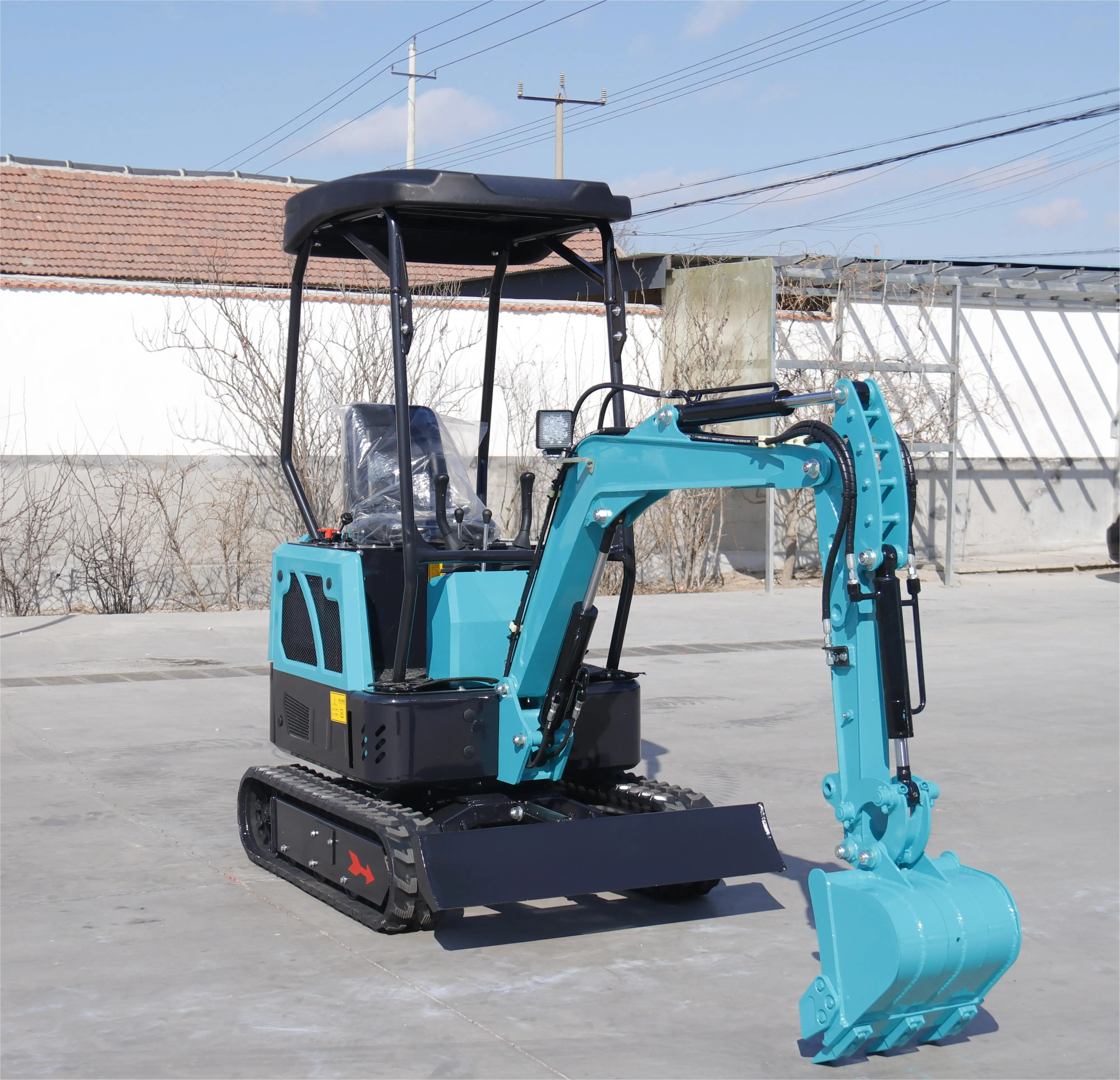 high quality HUAYA 0.8ton 1ton 1.2 ton 1.5ton 1.8ton 2ton small digger diesel hydraulic Machine mini excavator with CE/EPA