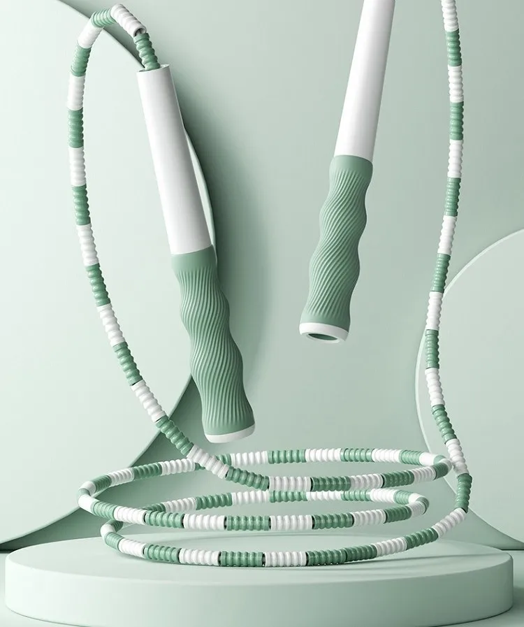 children and primary school students jump ropes for fitness adjustable beaded skipping rope