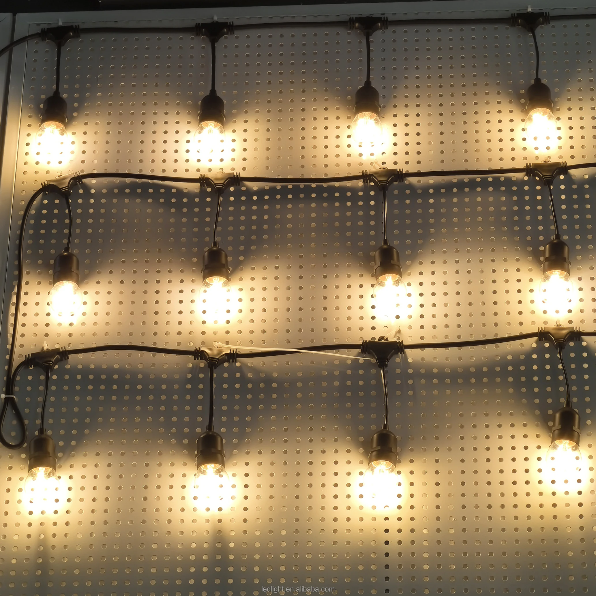 LED belt lights E27 Socket Waterproof Garland Decorative Lighting for Christmas patio garden yard decoration