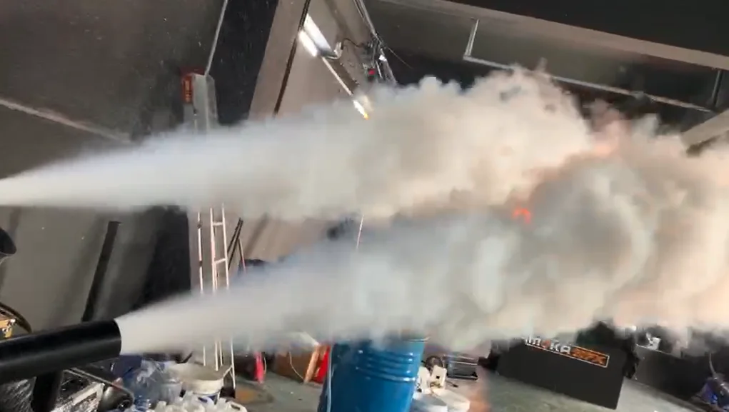 Moka sfx Mini Manual Operation Dj Co2 Smoke Gun Pistol  Co2 Jets Machine For Club Stage Fog