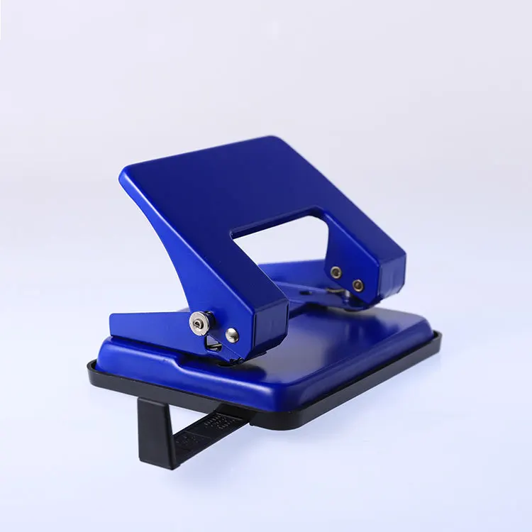 With Locate Ruler And Latch Catch All Metal Paper Hole Punch