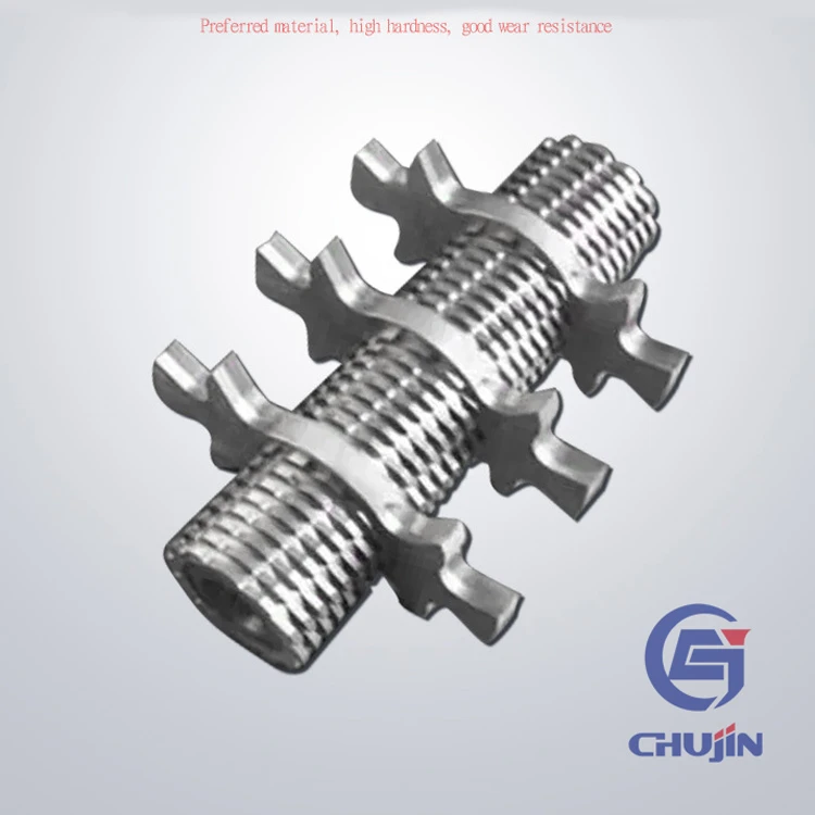 double shaft shredder blade