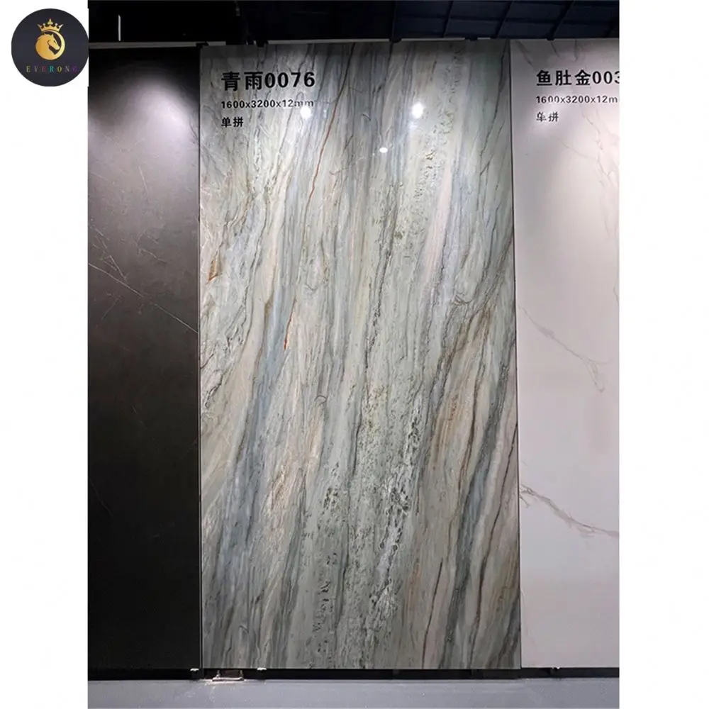 Wholesale Porcelain Slab Sintered Stone White Black Polished Floor Tiles Sintered Stone rock slab