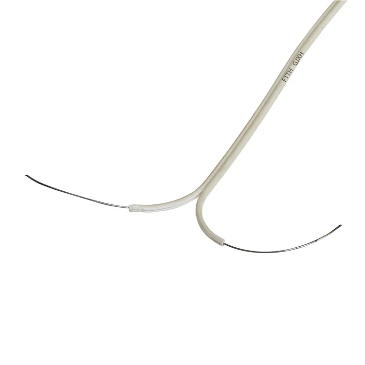 Один режим 2 ядра оптический дуплекс волокно Drop кабель Ftth Gjyxfch