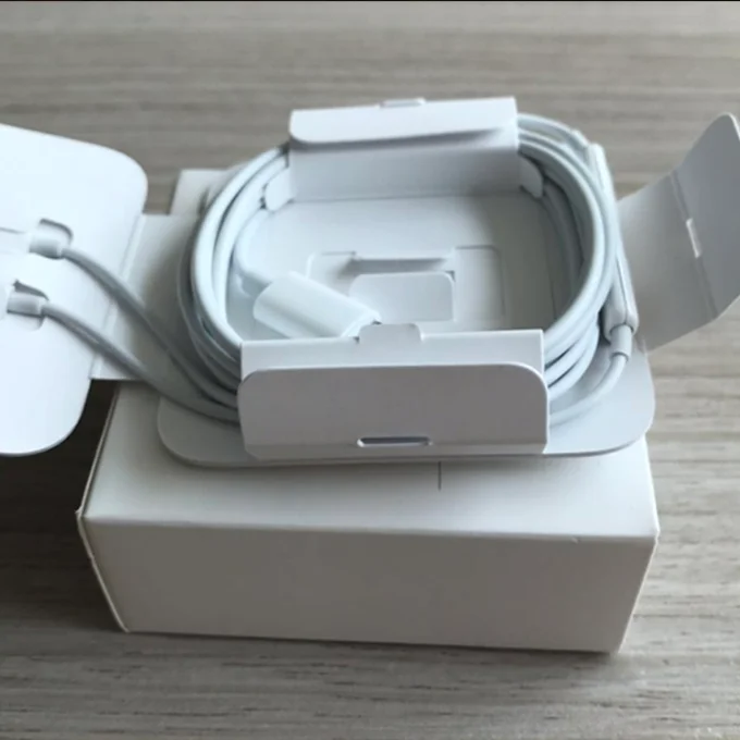 Handsfree In Ear Original wired lighting Headphones For IPhone 13 apple headset Earbuds For IPhone 14 Pro Max With Retail Box