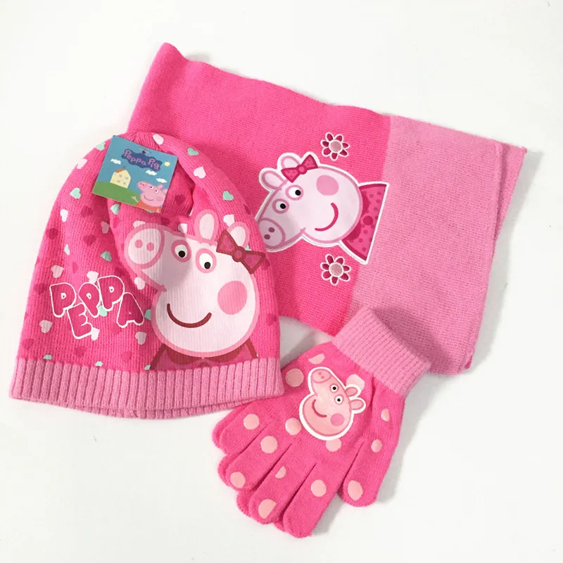 High quality hat scarf and gloves kids sets