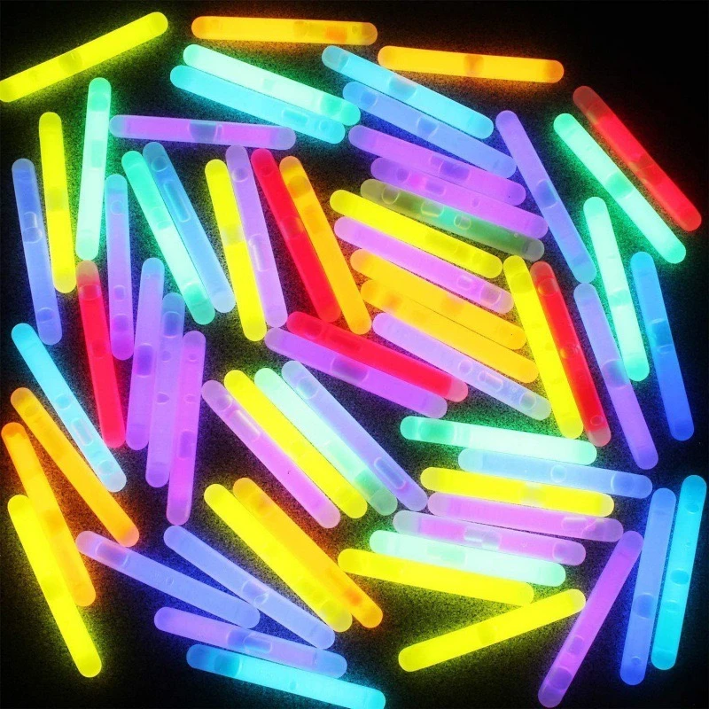1.5 inch Glow Fishing Light Stick Luminous Night Fishing Floats Glow Sticks Night Light Fluorescent Fishing Float Rod Sticks