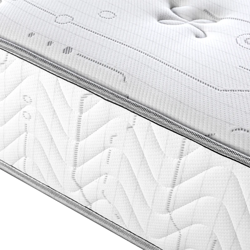 High Quality Hotel Queen Size Hypo-allergenic Sleep Natural Latex Memory Foam Pocket Spring Bed Mattress