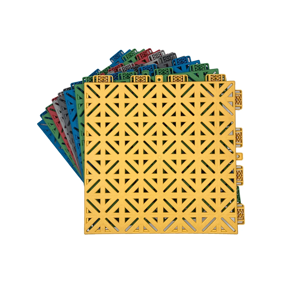 Customize plastic portable mobile rubber outdoor indoor interlocking basketball court tiles flooring mat