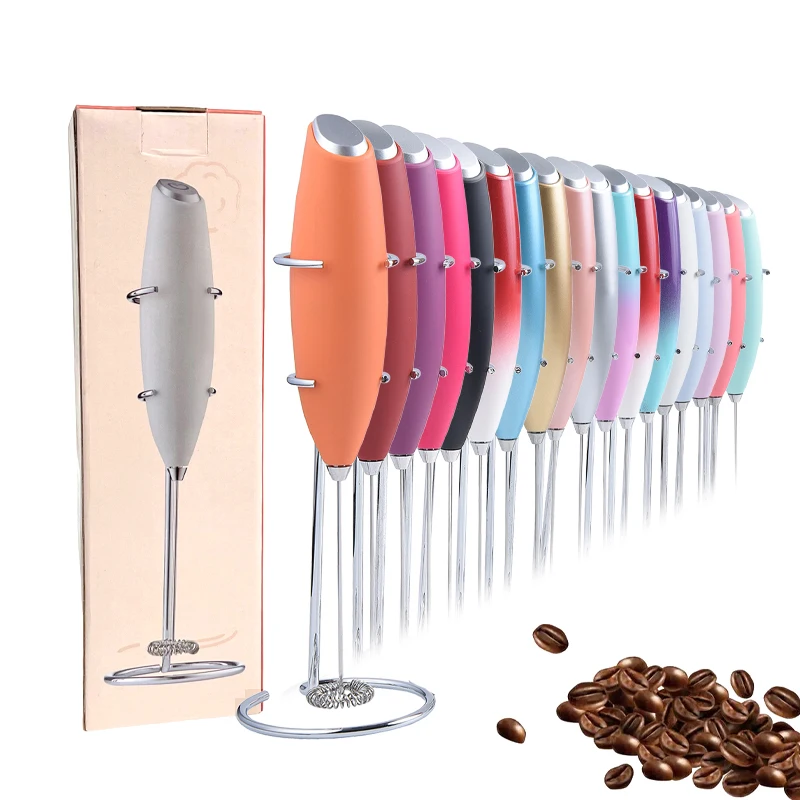 Battery operated Handheld Milk Frother Mini Coffee Whisk