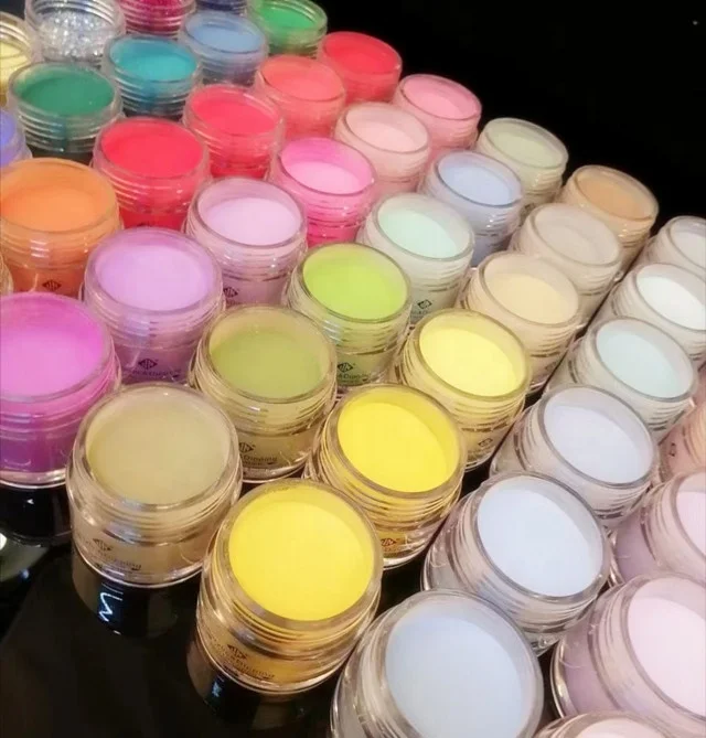 Wholesale Crystal Clear Acrylic Nail Powder Quick Dry Cleaning Deep Powder Nail Set Gel Nail design Acrylic Powder