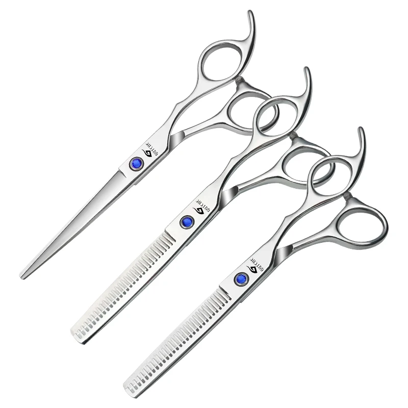 6.0 inch professional 	hair cutting scissors Salon household hair styling tools  Stainless steel barber scissors Hair scissors