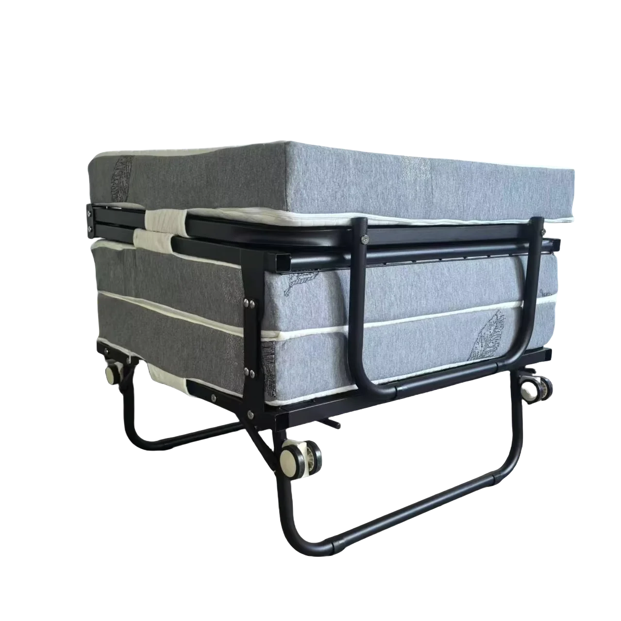 Haiyang Furniture Custom Logo Single Ottoman Bed Modern Metal Frame for Bedroom Hotel School Living Room OEM/ODM