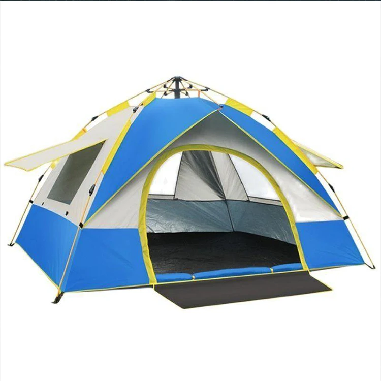 Curve For 4 People Waterproof Camp Tent Outdoor Tents Big Campaign Camp Tent Large