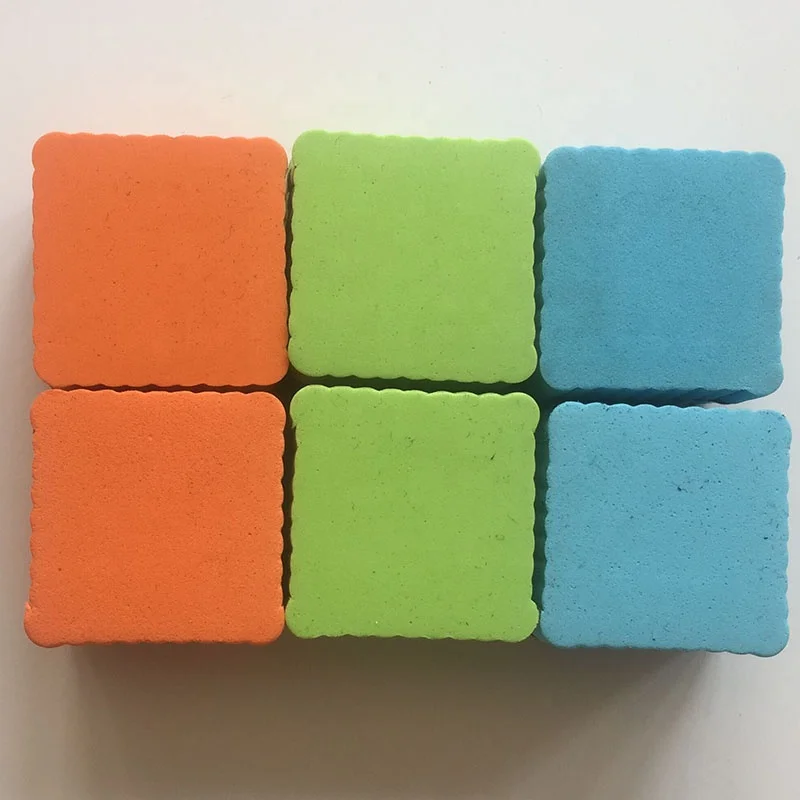 Magnetic EVA dry whiteboard eraser for whiteboard