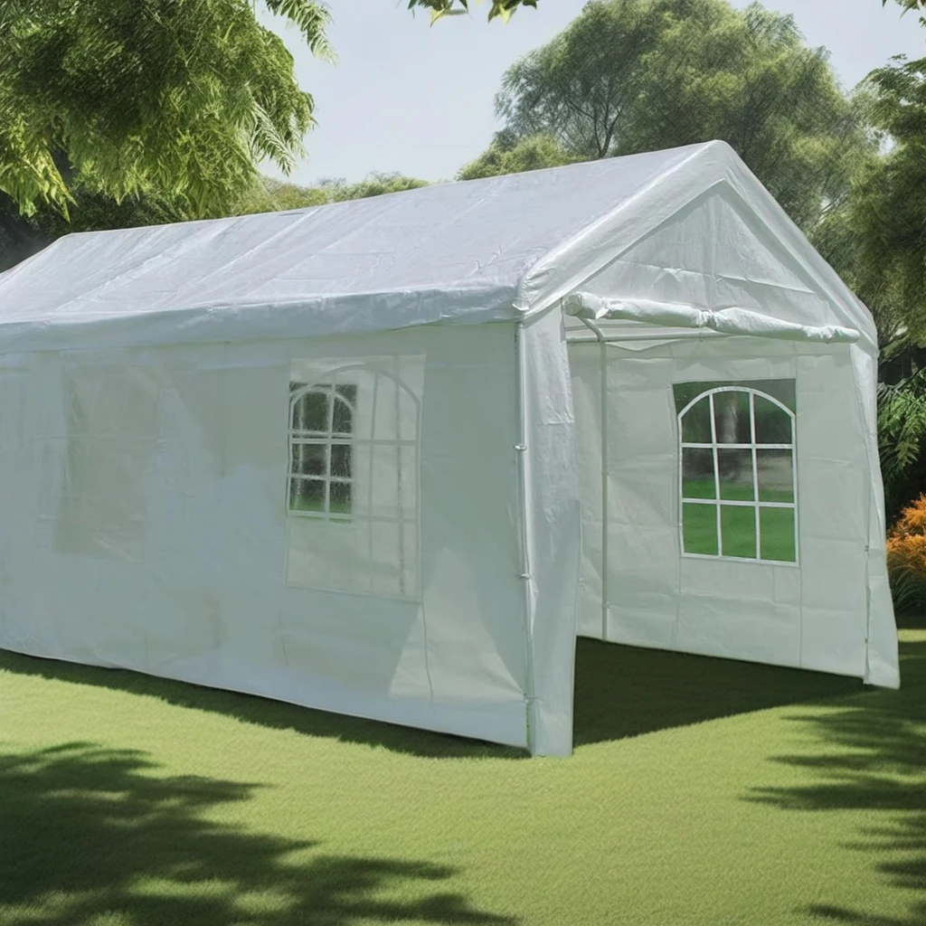 CP002-S Hot Selling PE Outdoor Party Tent With Full Set Of Sidewalls 6X8M Four-Corner Intubation Tent