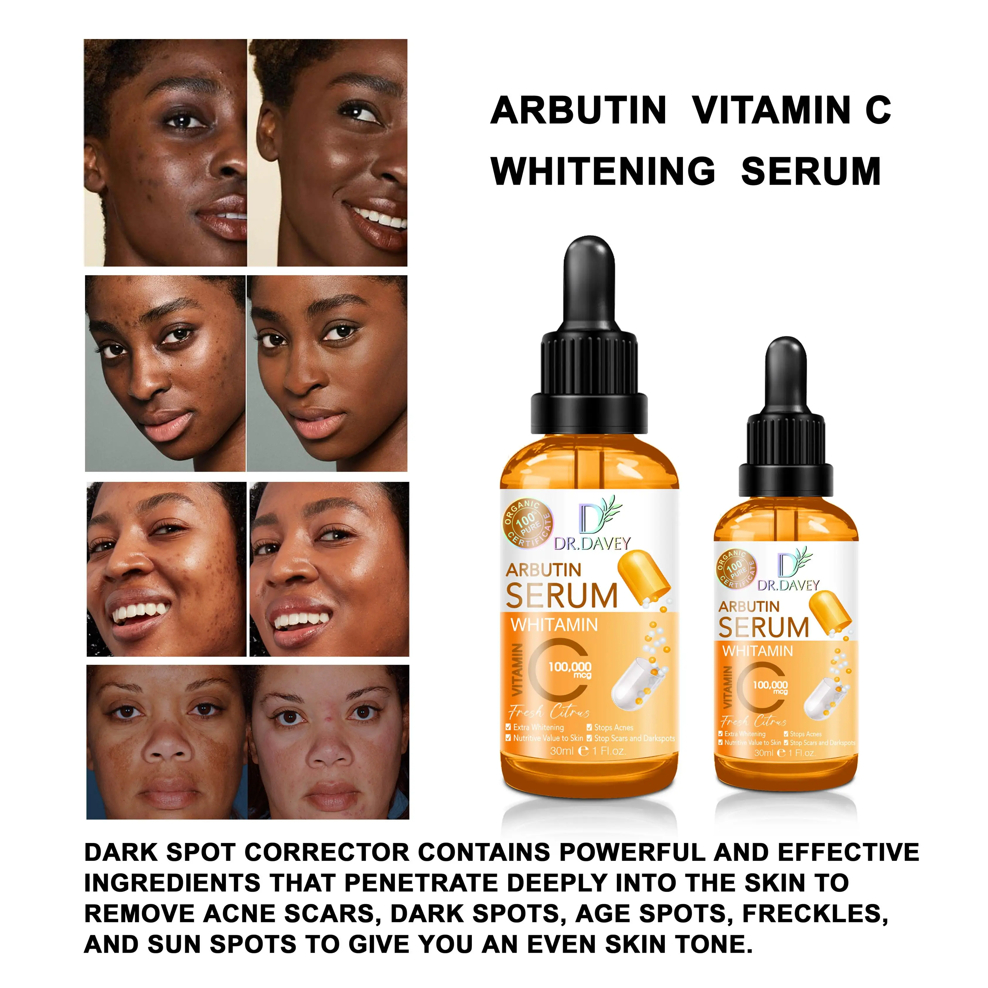 DR.DAVEY WHITENING ARBUTIN SERUM VITAMIN C