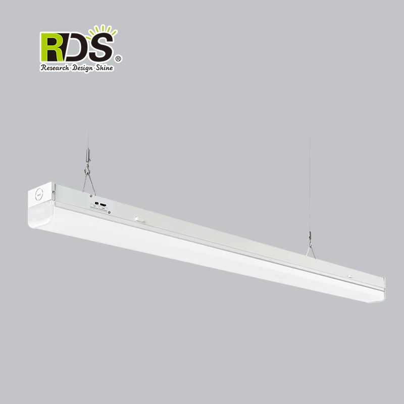 Fast Delivery Dimming Linkable Cri80 8 Feet Tunable Cct 3000K Led Strip Light Fixture For Storage Room