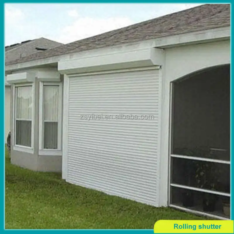 Aluminium window shutters roller automatic windproof roller shutter door