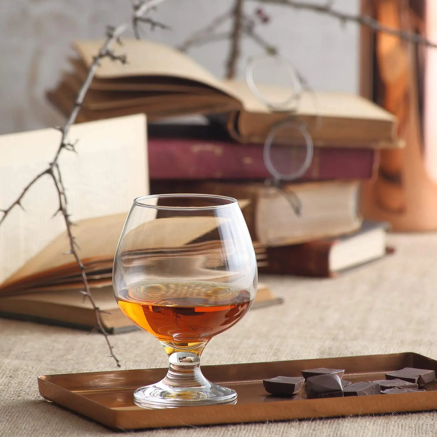 Wholesale Stock Factory crystal lead free wine glass Brandy snifer for wedding