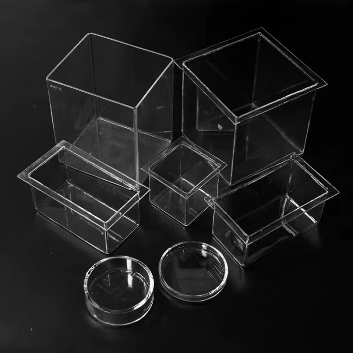 Customized fused silica glass sheet for electronics fused silica block