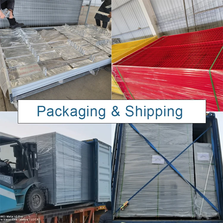 Canada temporary fence panel construction Barrier Safety Temp Fence Panels Wire Mesh Fence Construction Build for Events