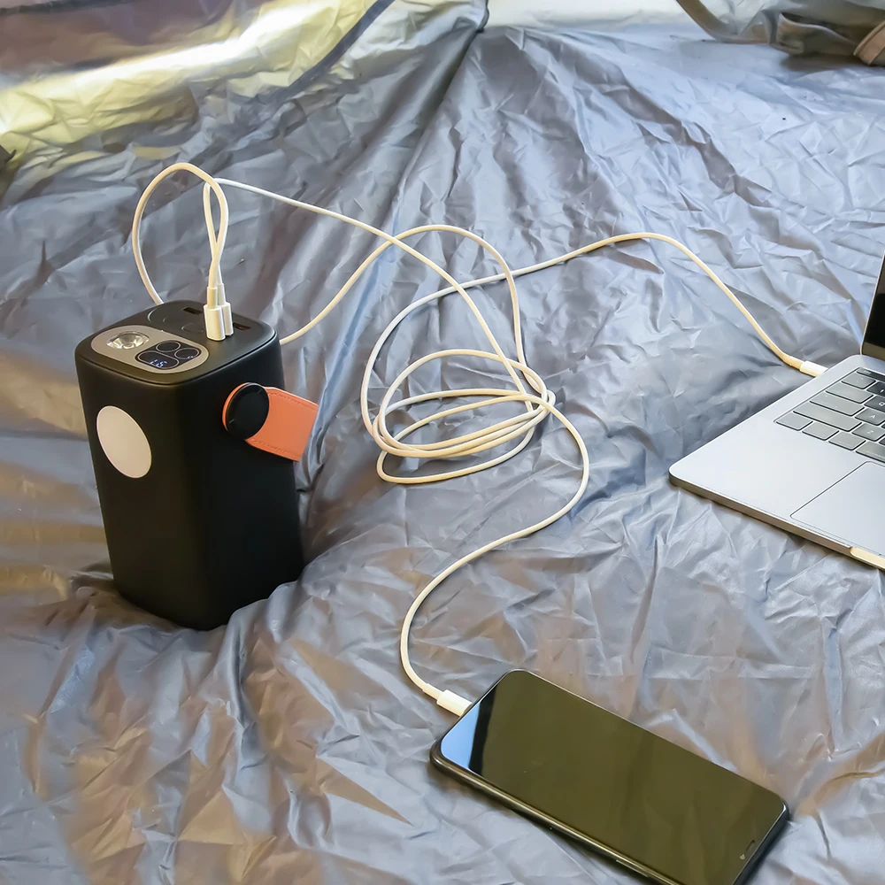 2024 Новое магнитное беспроводное портативное зарядное устройство 60000 мАч Power Bank с PD100W быстрой зарядкой для iPhone 15/14/13/12 Mini/Pro/Max