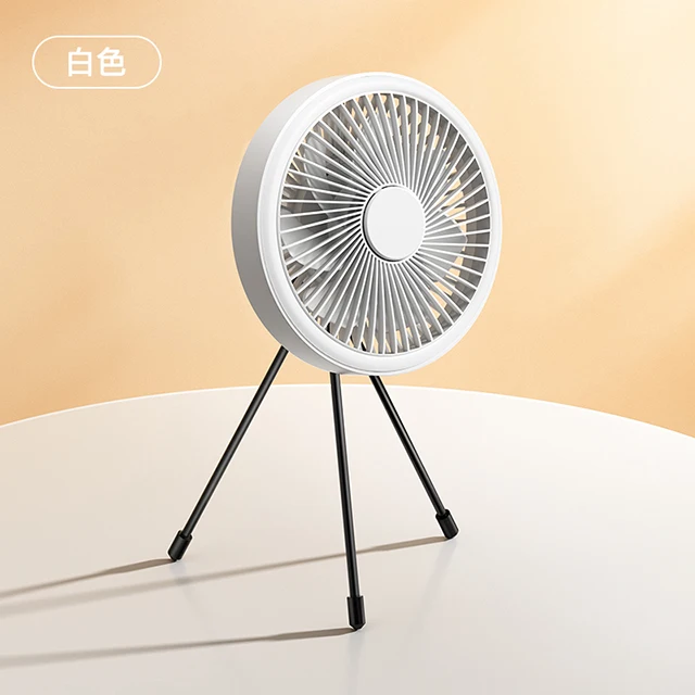 Wholesale Electric Small Desk Fans Rechargeable Portable Mini USB Fans Table Digital Air Cooling Fan With Led Light