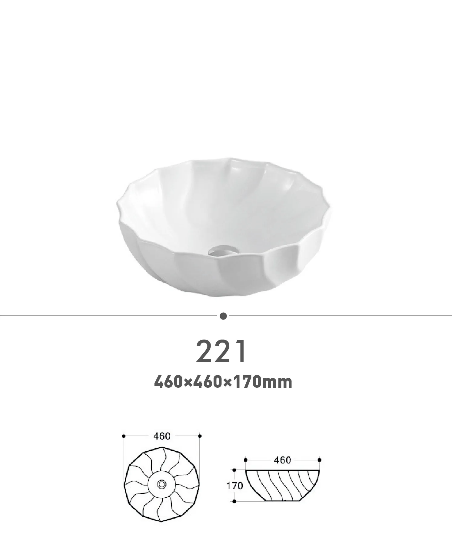 8307 Cloakroom basins and toilets vanity sink