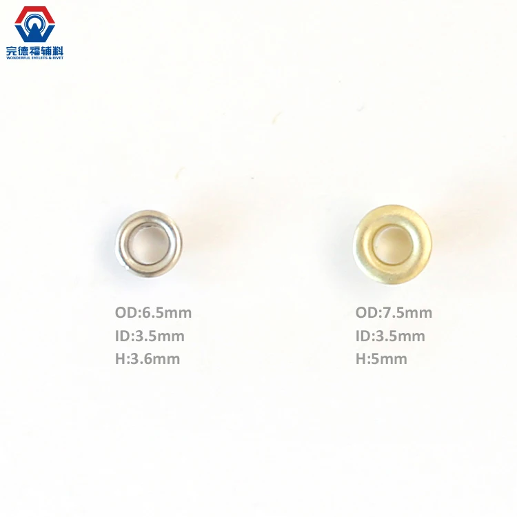 Заводская цена, металлические люверсы из нержавеющей стали 304 для толстовки, Прямая поставка с завода, оптом, люверсы