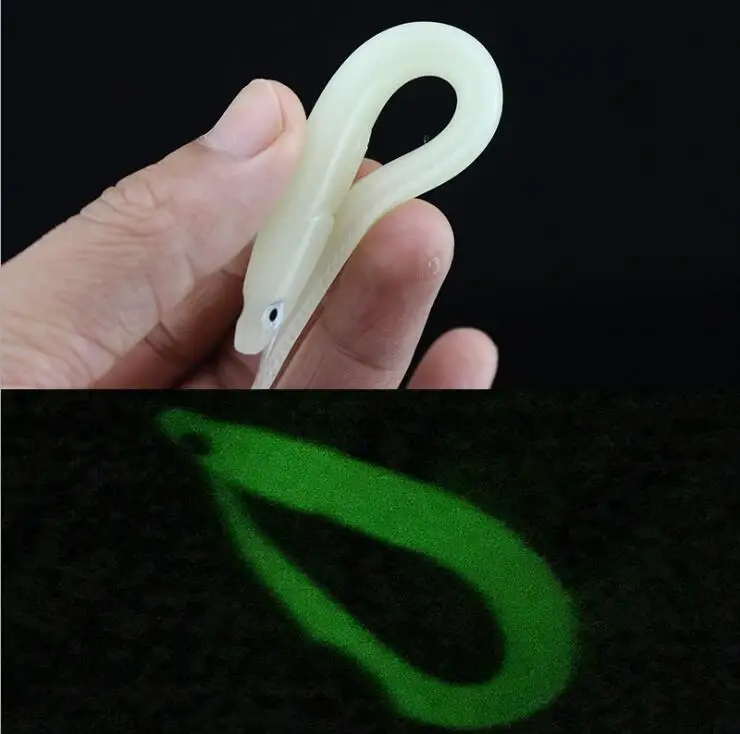 Rocklure Crazy 14cm 6.3g Soft Fishing Lure Seabass Artificial Bait Silicone Electric Eel Shad Eel Needfish Fishing Tackle